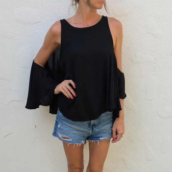Indah Tops - (Indah) High Neck Top with Cutout